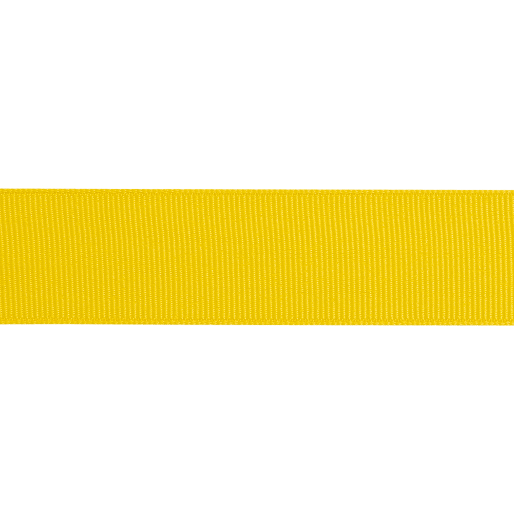 Grosgrain Ribbon - 25mm - Sunshine Yellow