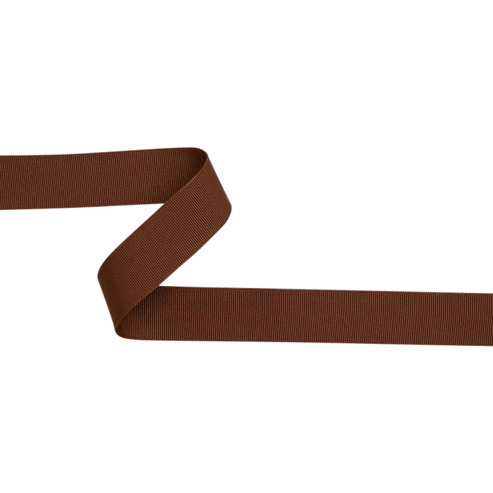 Grosgrain Ribbon – 25mm – Aztec Brown Grosgrain Ribbon – 25mm – Aztec Brown
