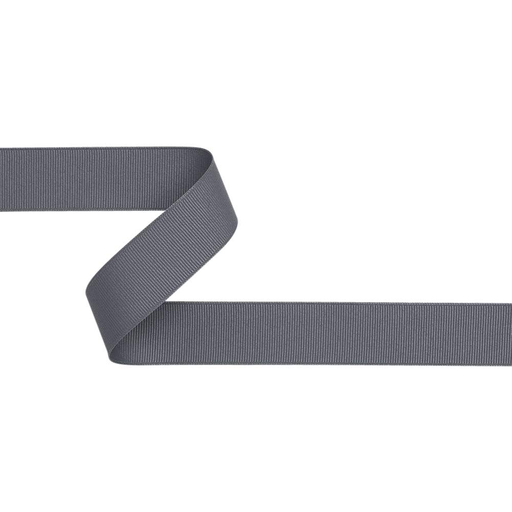 Grosgrain Ribbon – 25mm – Grey Grosgrain Ribbon – 25mm – Grey