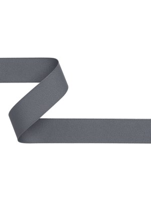 Grosgrain Ribbon – 25mm – Grey Grosgrain Ribbon – 25mm – Grey