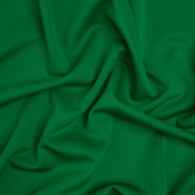 Stretch Polyester Scuba Knit – Grass Green – Designer Deadstock Stretch Polyester Scuba Knit – Grass Green – Designer Deadstock