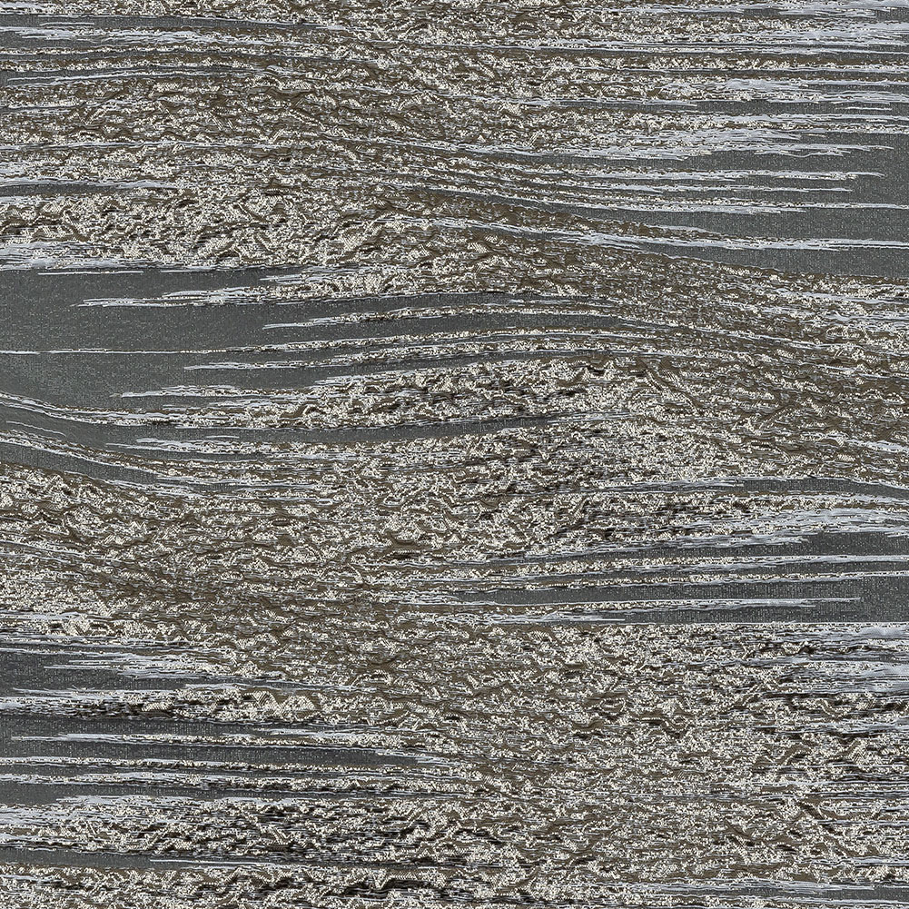 Metallic Silver and White Sleek Streaks Luxury Burnout Brocade Metallic Silver and White Sleek Streaks Luxury Burnout Brocade