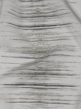 Metallic Black and Silver Striated Lines Luxury Burnout Brocade Metallic Black and Silver Striated Lines Luxury Burnout Brocade