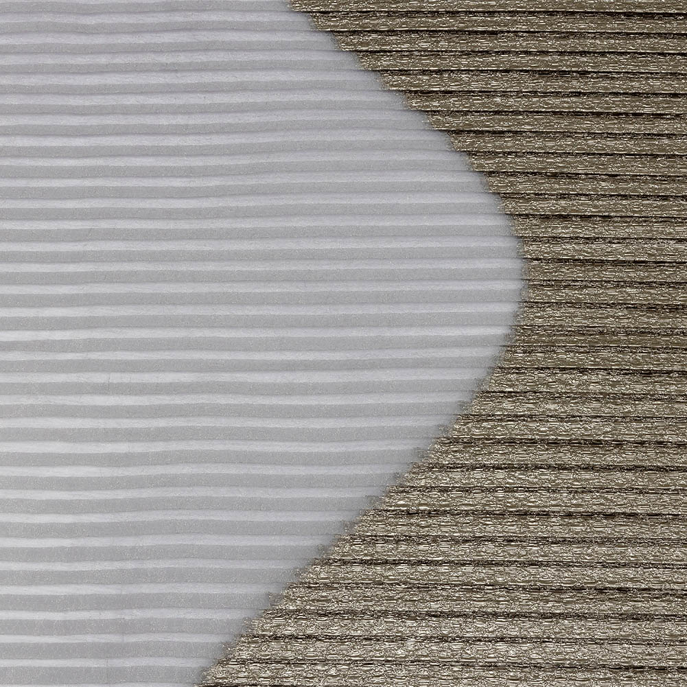 Metallic Gray Waves Pleated Luxury Burnout Brocade Metallic Gray Waves Pleated Luxury Burnout Brocade