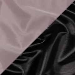 Olwyn Metallic Black and Dawn Pink Double Faced Luxury Mikado Olwyn Metallic Black and Dawn Pink Double Faced Luxury Mikado