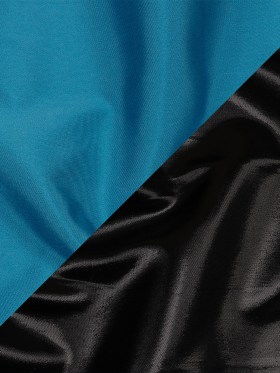 Olwyn Metallic Black and Blue Double Faced Luxury Mikado Olwyn Metallic Black and Blue Double Faced Luxury Mikado