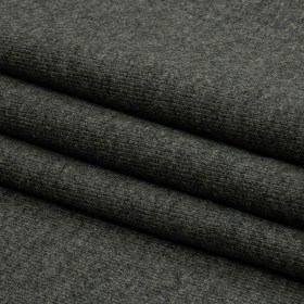 Famous Designer Heathered Gray Blended Wool Double Knit Famous Designer Heathered Gray Blended Wool Double Knit