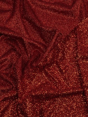Double Faced Glitter Tulle – Fiery Red – Gala Collection Double Faced Glitter Tulle – Fiery Red – Gala Collection