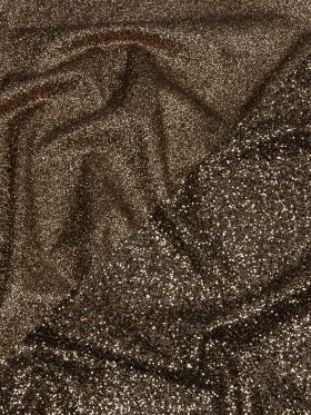 Double Faced Glitter Tulle – Mink – Gala Collection Double Faced Glitter Tulle – Mink – Gala Collection