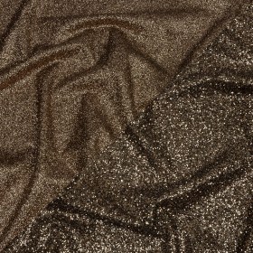 Double Faced Glitter Tulle – Mink – Gala Collection Double Faced Glitter Tulle – Mink – Gala Collection