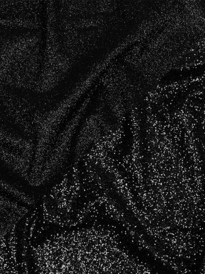 Double Faced Glitter Tulle – Black – Gala Collection Double Faced Glitter Tulle – Black – Gala Collection