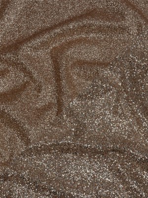 Double Faced Glitter Tulle – Rose Gold and Silver – Gala Collection Double Faced Glitter Tulle – Rose Gold and Silver – Gala Collection