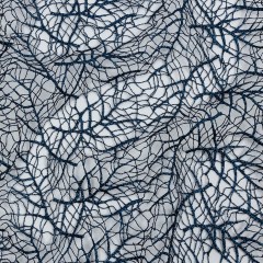 Guipure Lace with Glitter – Navy Webbed Branches Guipure Lace with Glitter – Navy Webbed Branches