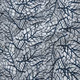 Guipure Lace with Glitter – Navy Webbed Branches Guipure Lace with Glitter – Navy Webbed Branches