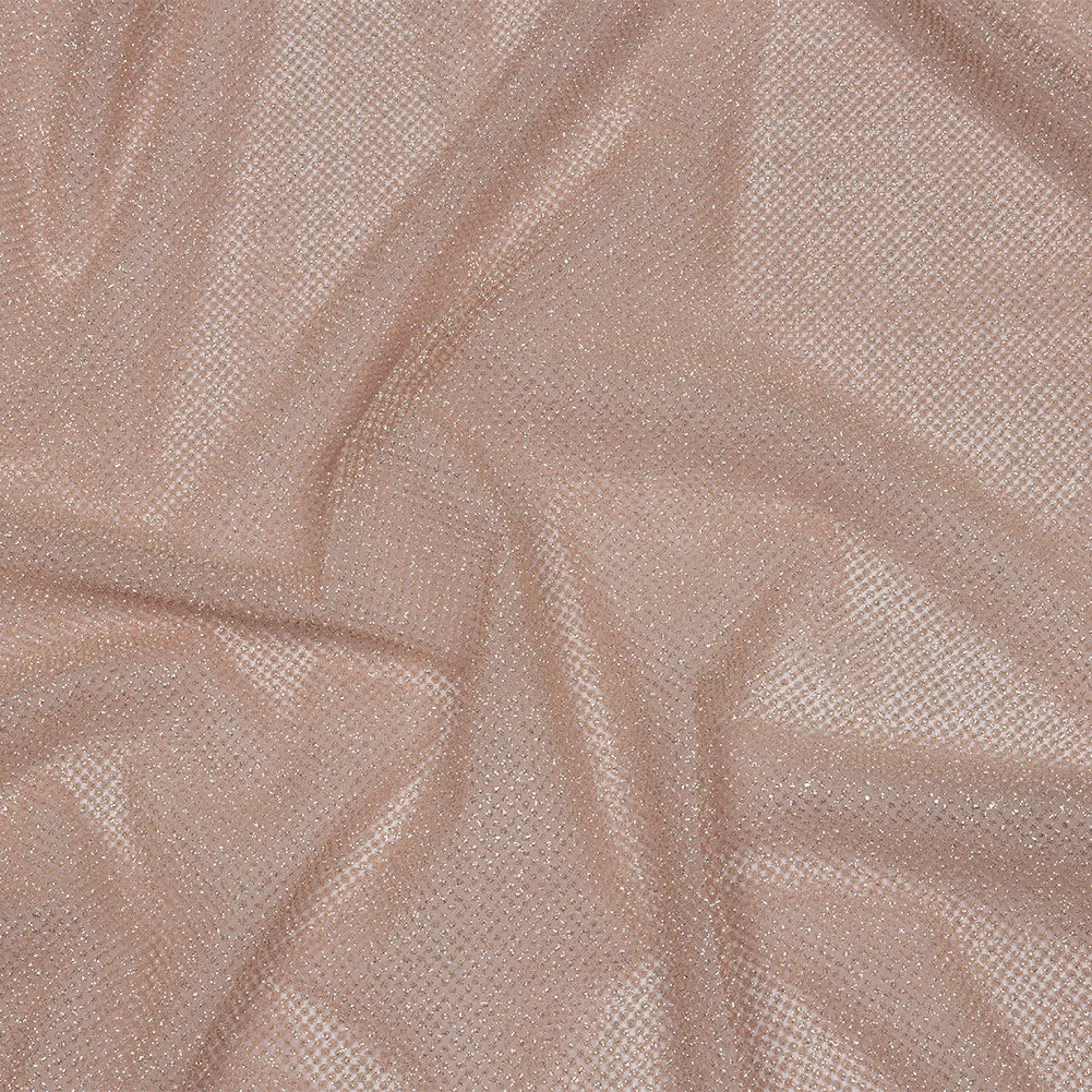 3D Puffy Glitter Tulle – Pink and Silver Packed Polka Dots 3D Puffy Glitter Tulle – Pink and Silver Packed Polka Dots