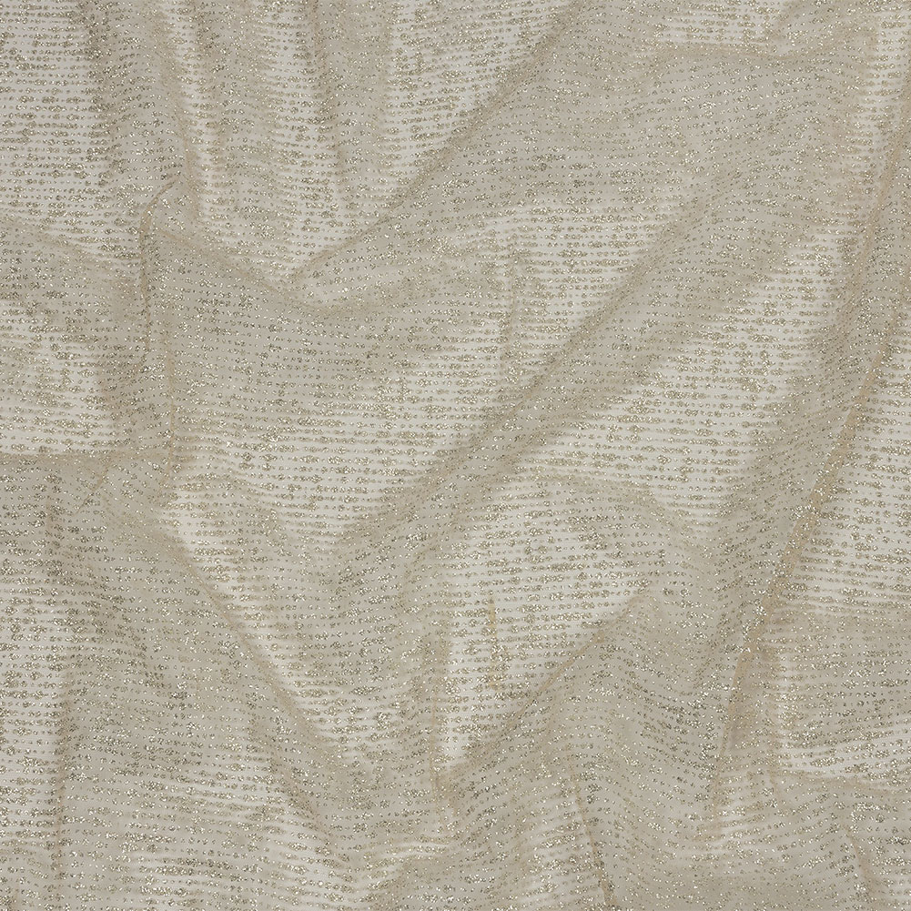Glitter Tulle – Champagne and Silver Abstract Striations – Flare Collection Glitter Tulle – Champagne and Silver Abstract Striations – Flare Collection