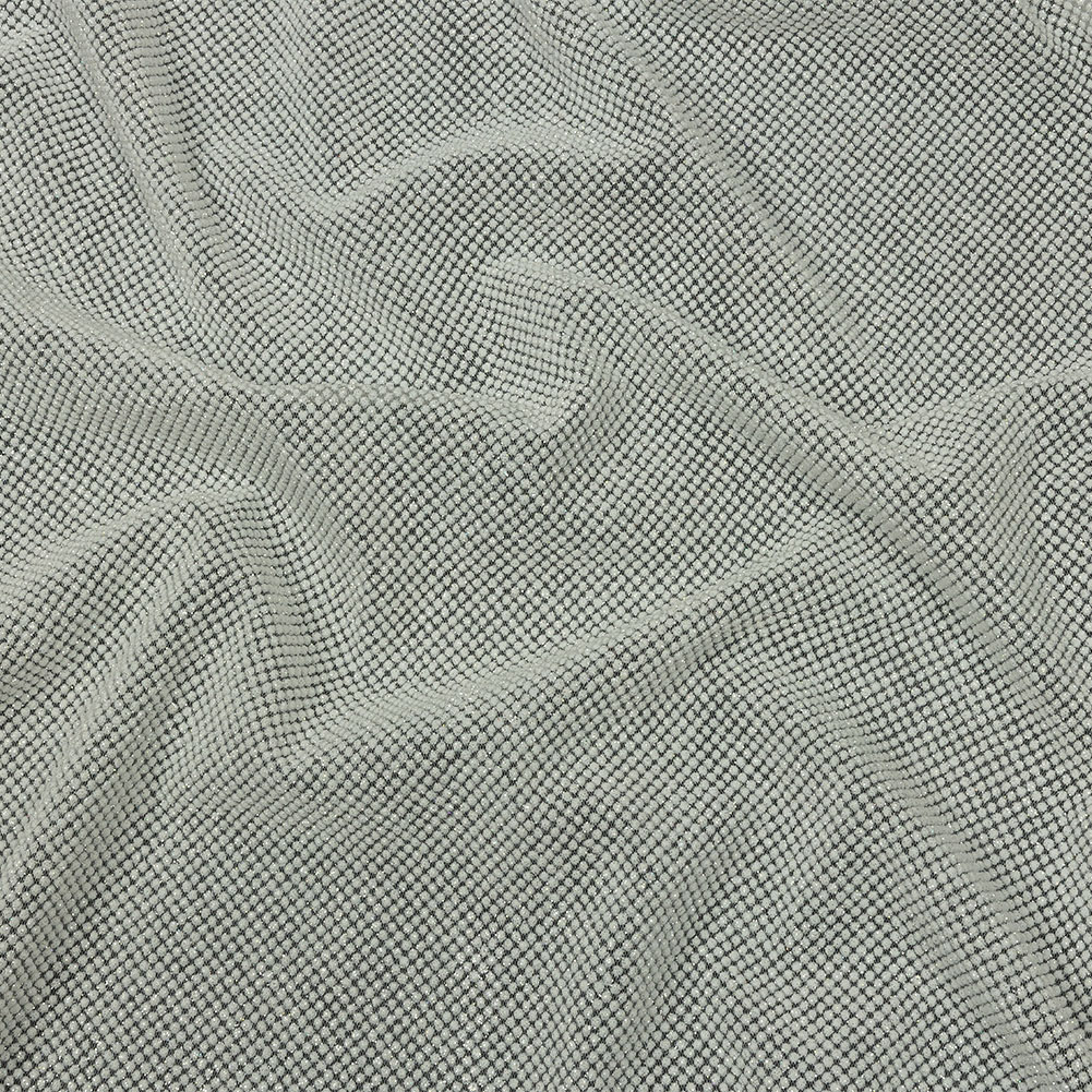 3D Puffy Glitter Tulle – White Packed Polka Dots 3D Puffy Glitter Tulle – White Packed Polka Dots