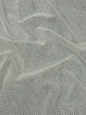 3D Puffy Glitter Tulle – White Packed Polka Dots 3D Puffy Glitter Tulle – White Packed Polka Dots