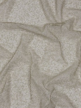 Glitter Tulle – Mink and Silver Abstract Striations – Flare Collection Glitter Tulle – Mink and Silver Abstract Striations – Flare Collection