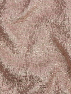 Metallic Rose Gold, Pink and Champagne Crosshatched Lines Luxury Brocade Metallic Rose Gold, Pink and Champagne Crosshatched Lines Luxury Brocade