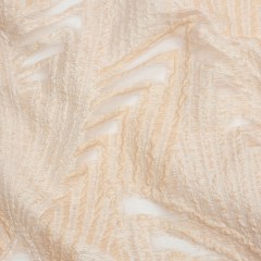 Metallic White and Peach Overlapped Nested Triangles Luxury Burnout Brocade Metallic White and Peach Overlapped Nested Triangles Luxury Burnout Brocade