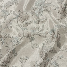 Metallic Palest Pink and Silver Flowering Vines Luxury Brocade Metallic Palest Pink and Silver Flowering Vines Luxury Brocade