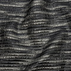 Metallic Silver and Midnight Navy Blue Luxury Striped Burnout Brocade Metallic Silver and Midnight Navy Blue Luxury Striped Burnout Brocade