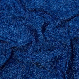 Astrolabe Metallic Royal Blue Crinkled Luxury Brocade with Black Backing Astrolabe Metallic Royal Blue Crinkled Luxury Brocade with Black Backing