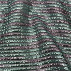 Metallic Turquoise Blue and Rouge Pink Luxury Striped Burnout Brocade Metallic Turquoise Blue and Rouge Pink Luxury Striped Burnout Brocade