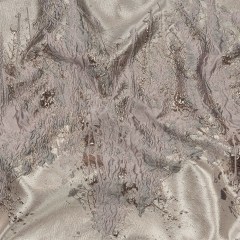 Metallic Rose Gold, Orchid and Dusty Lilac Splattered Stripe Luxury Brocade Panel Metallic Rose Gold, Orchid and Dusty Lilac Splattered Stripe Luxury Brocade Panel