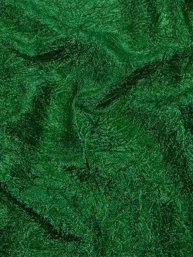 Astrolabe Metallic Kelly Green Crinkled Luxury Brocade with Black Backing Astrolabe Metallic Kelly Green Crinkled Luxury Brocade with Black Backing