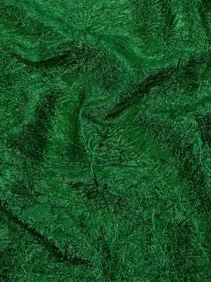 Astrolabe Metallic Kelly Green Crinkled Luxury Brocade with Black Backing Astrolabe Metallic Kelly Green Crinkled Luxury Brocade with Black Backing