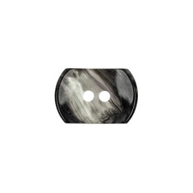 Smoke Swirls Rectangular 2-Hole Plastic Button – 32L/20mm Smoke Swirls Rectangular 2-Hole Plastic Button – 32L/20mm