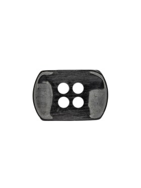 Italian Smoky Iridescent Rectangular 4-Hole Plastic Button – 28L/18mm Italian Smoky Iridescent Rectangular 4-Hole Plastic Button – 28L/18mm