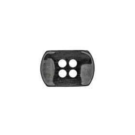 Italian Smoky Iridescent Rectangular 4-Hole Plastic Button – 28L/18mm Italian Smoky Iridescent Rectangular 4-Hole Plastic Button – 28L/18mm