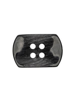 Italian Smoky Iridescent Rectangular 4-Hole Plastic Button – 36L/23mm Italian Smoky Iridescent Rectangular 4-Hole Plastic Button – 36L/23mm