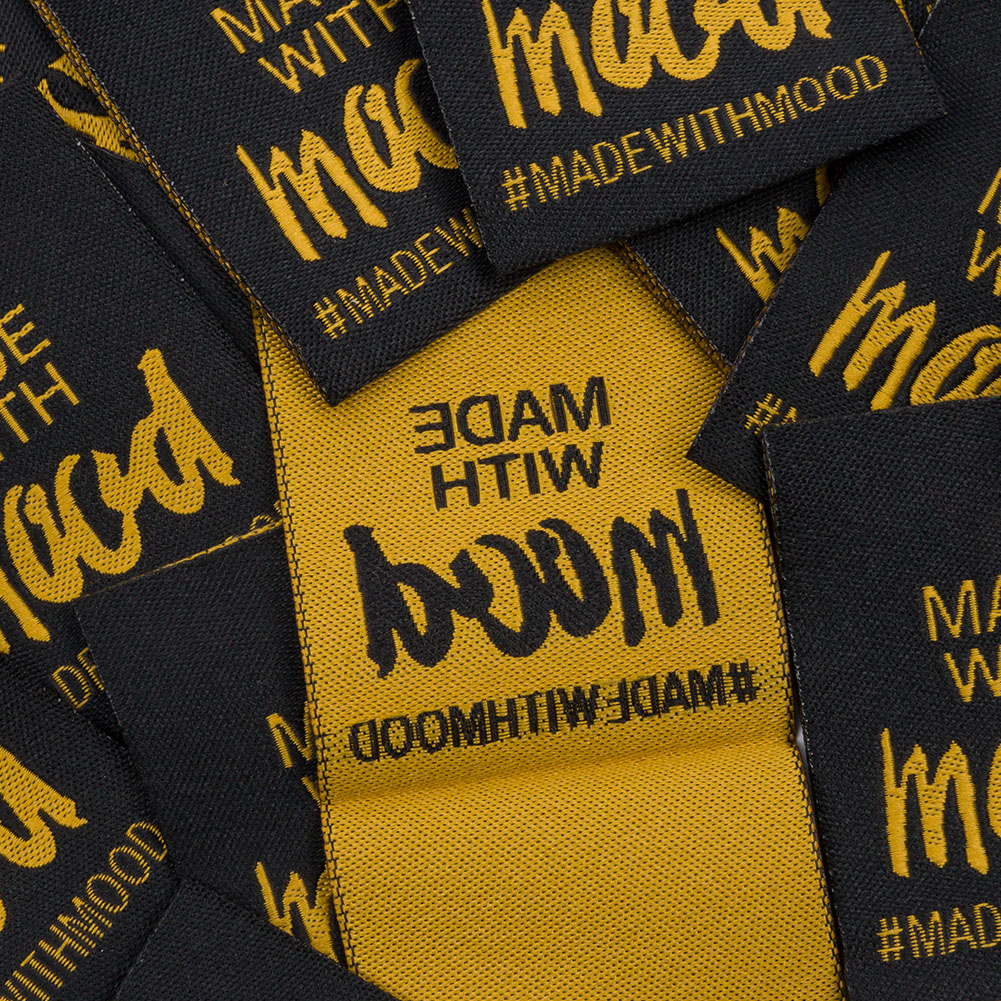 Made with Mood Sew-in Woven Labels - 25 Pieces