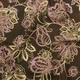 Cotton Poplin Print – Olive, Yellow and Lavender Floral – Mood Exclusive Floral Mirage Cotton Poplin Print – Olive, Yellow and Lavender Floral – Mood Exclusive Floral Mirage