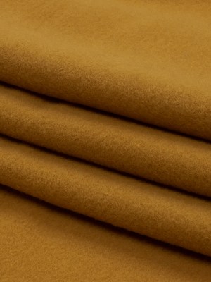 Wool and Cashmere Coating Made in Italy – Yellow Ochre – Alberini Collection Wool and Cashmere Coating Made in Italy – Yellow Ochre – Alberini Collection