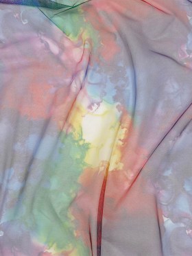 Rainbow Splash Watercolor Printed Tulle Rainbow Splash Watercolor Printed Tulle