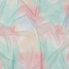 Pastel Rainbow Splash Watercolor Printed Tulle Pastel Rainbow Splash Watercolor Printed Tulle