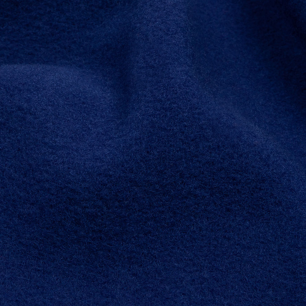Wool and Cashmere Coating Made in Italy - Cobalt Blue - Alberini Collection