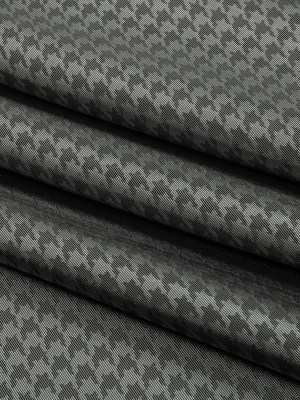 Houndstooth Jacquard Lining – Gray and Charcoal Bi-Color Houndstooth Jacquard Lining – Gray and Charcoal Bi-Color