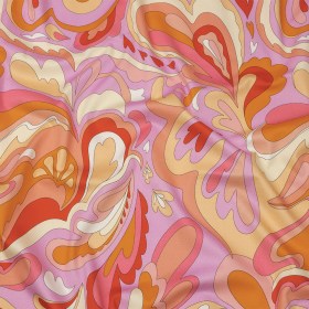 Stretch Cotton Sateen – Lavender and Pink Abstracted Paisley – Lonely Hearts Club Print – Mood Exclusive Groove Collection Stretch Cotton Sateen – Lavender and Pink Abstracted Paisley – Lonely Hearts Club Print – Mood Exclusive Groove Collection