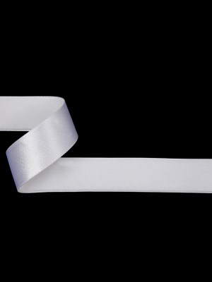 Japanese White Velvet Ribbon with Satin Backing – 1″ Japanese White Velvet Ribbon with Satin Backing – 1″