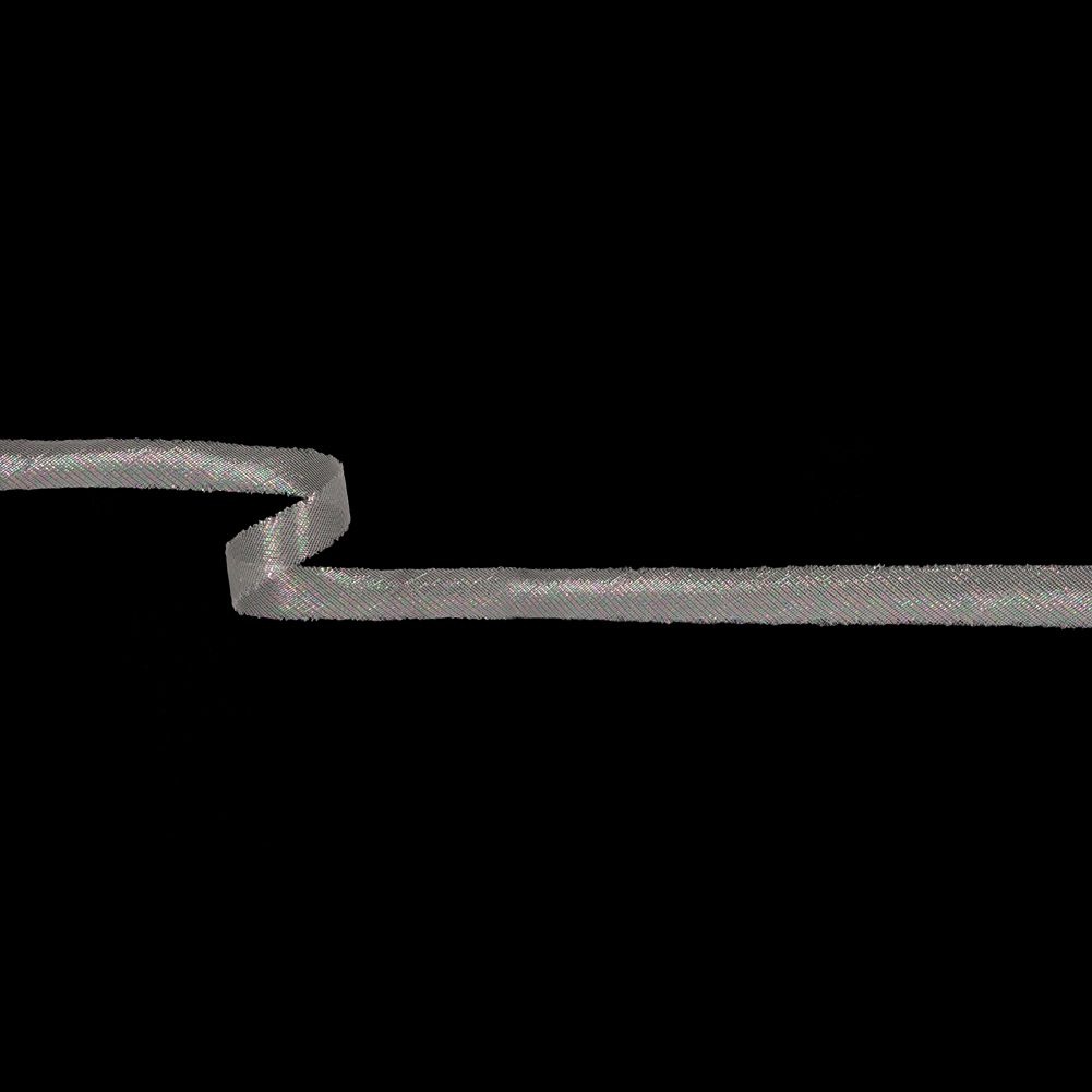 Metallic Iridescent White Bias Tape – 10mm Metallic Iridescent White Bias Tape – 10mm