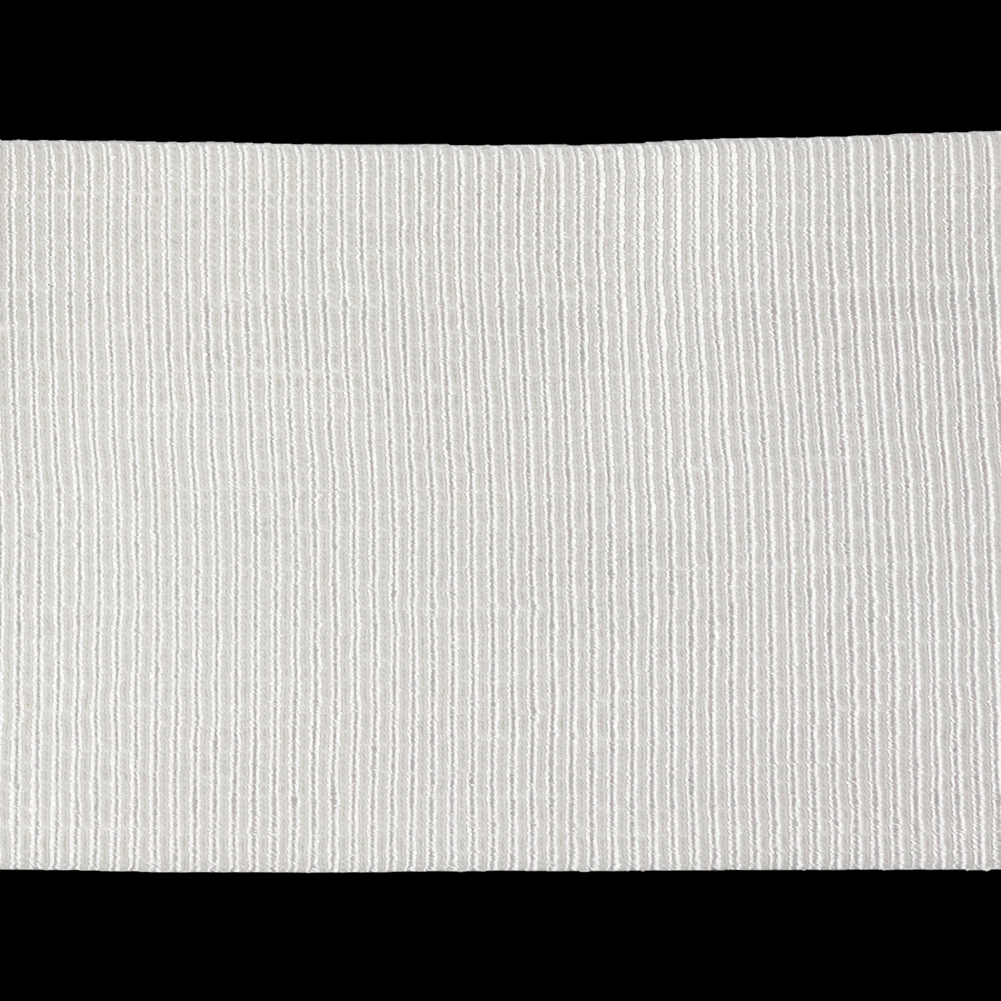 White Heavy Stretch Grosgrain Trim - 2"