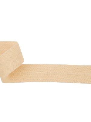 Beige Cotton Knit Foldover Trim – 1.25″ Beige Cotton Knit Foldover Trim – 1.25″
