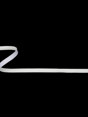 White Textured Faux Leather Tape Trim with Knit Back – 0.25″ White Textured Faux Leather Tape Trim with Knit Back – 0.25″