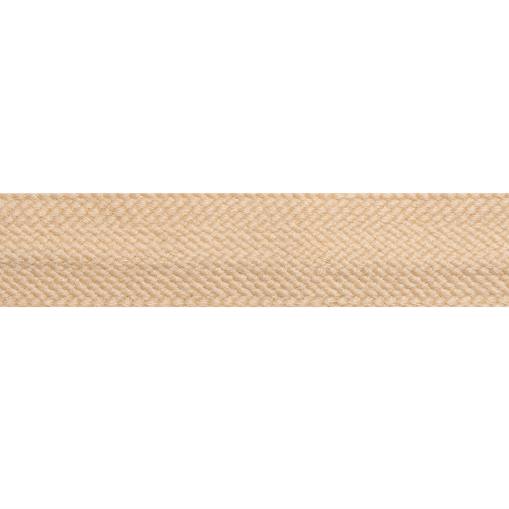 Beige Wool Braided Tape - 1"